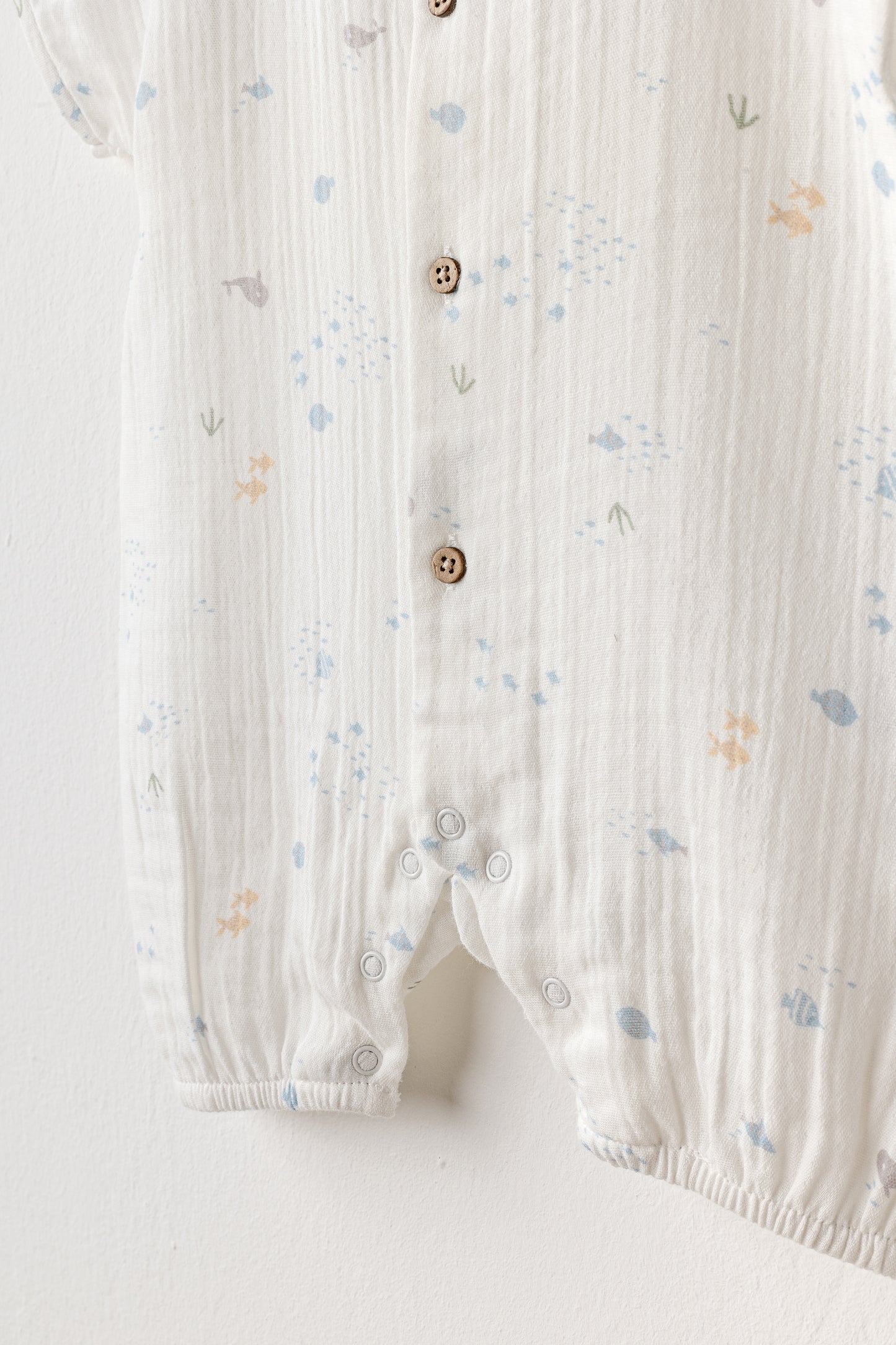 Romper Muslin me Motive Oqeani
