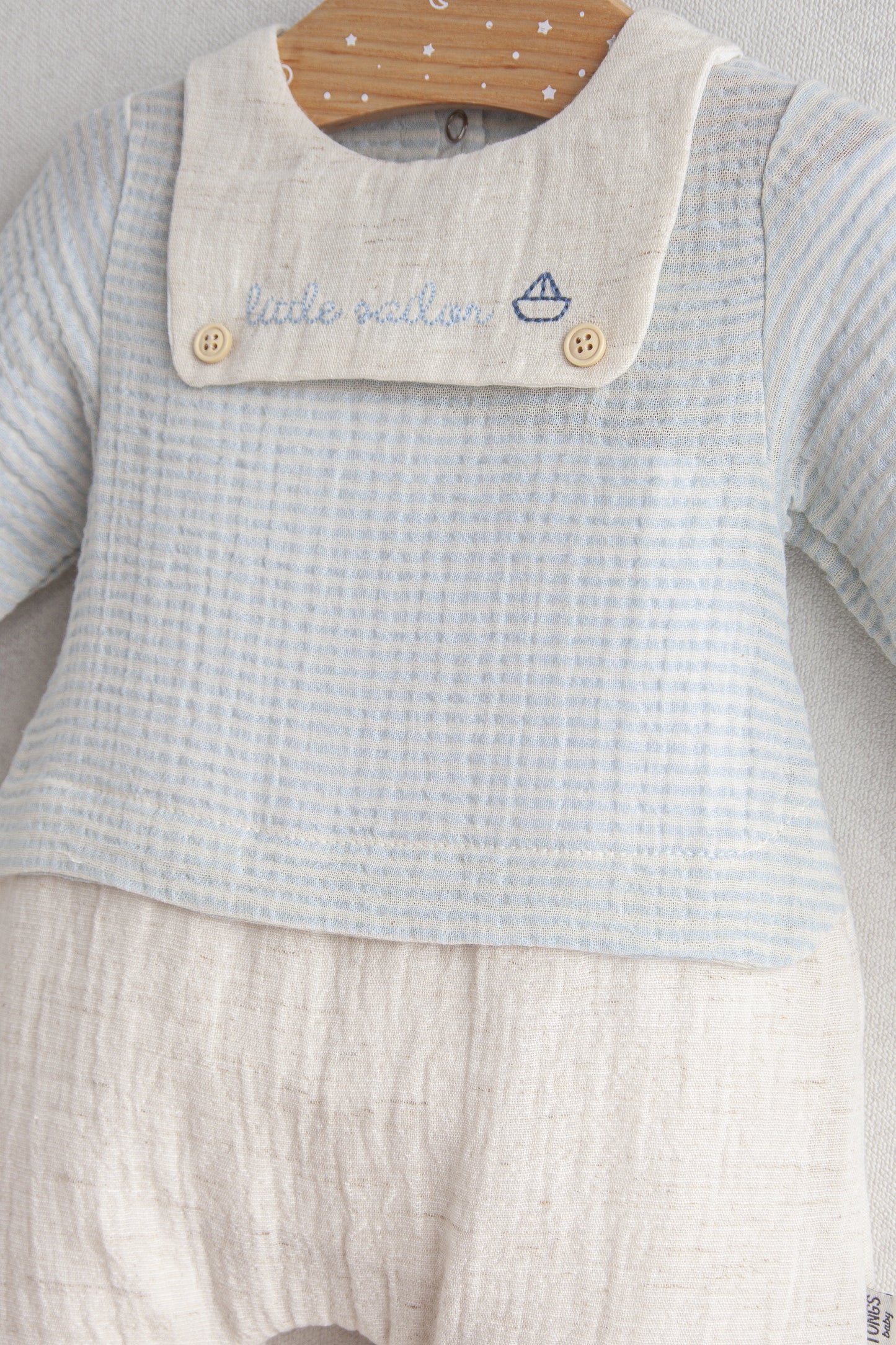 Romper Muslini "Little Sailor"