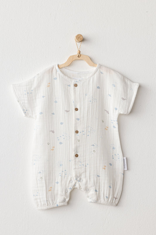 Romper Muslin me Motive Oqeani